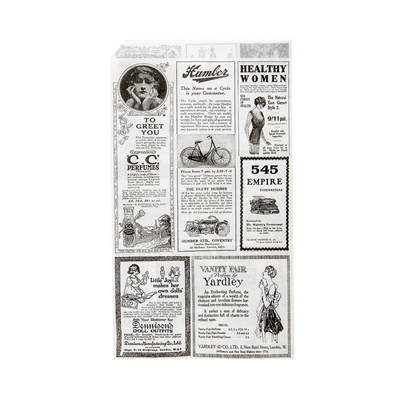 PAPIER INGRAISSABLES OUVERT 2 CÔTÉS CRÊPES"TACOS PFAS FREE "TIMES" 35 G/M2 13x22 CM BLANC PARCH.INGRAISSABLE (500 UNITÉ)