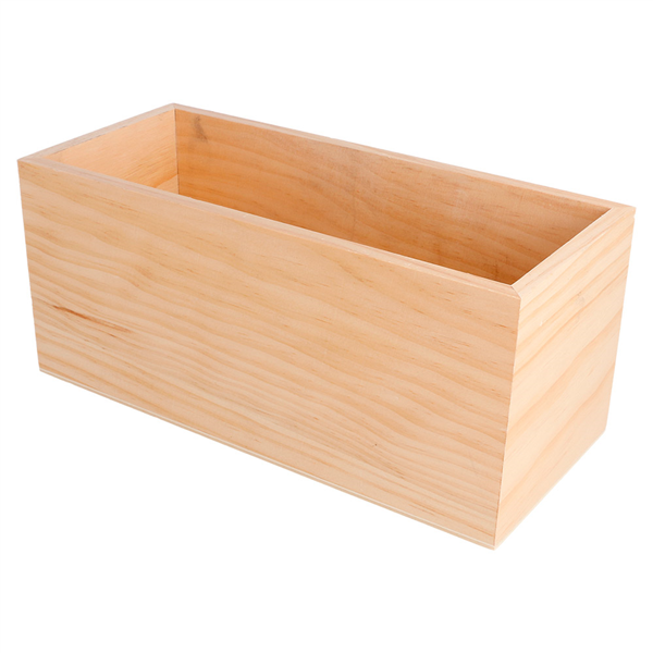 BOÎTE PRÉSENTATION CONDIMENTS  23x10x10 CM NATUREL BOIS (1 UNITÉ) - Garcia de Pou