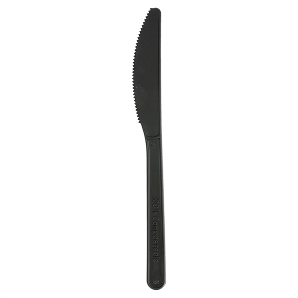 COUTEAUX  18 CM NOIR CPLA (1000 UNITÉ) - Garcia de Pou