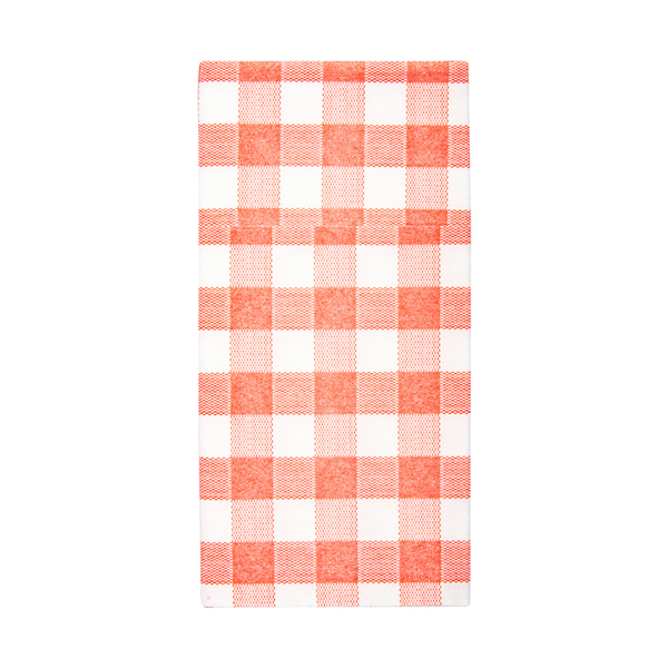 SERVIETTES KANGOUROU "LIKE LINEN - VICHY" 70 G/M2 40x40 CM ROUGE SPUNLACE (700 UNITÉ) - Garcia de Pou