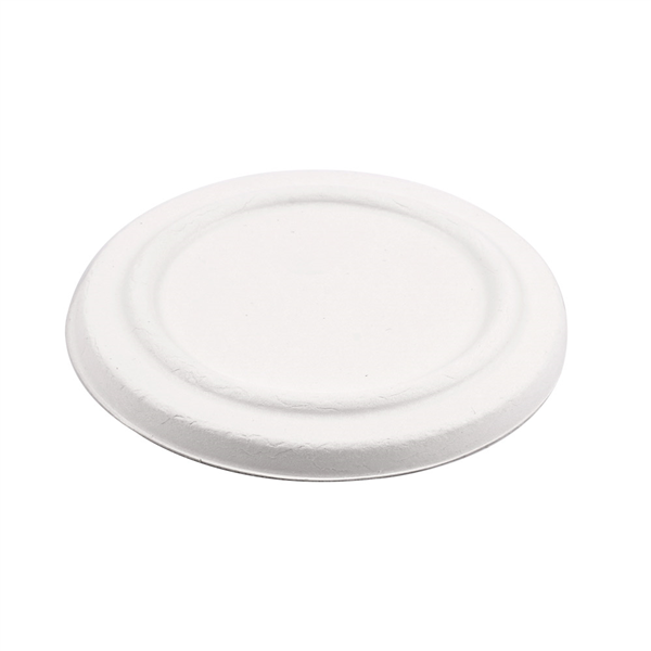 COUVERCLES POUR POTS 228.86 "BIONIC"  Ø 12x1,2 CM BLANC BAGASSE (500 UNITÉ) - Garcia de Pou