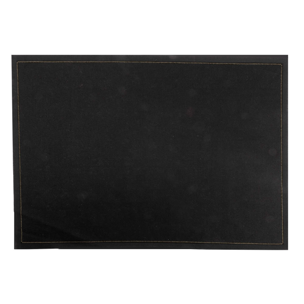 SETS DE TABLE "COOL-COTTON" 140 G/M2 45x32 CM NOIR COTON (100 UNITÉ)