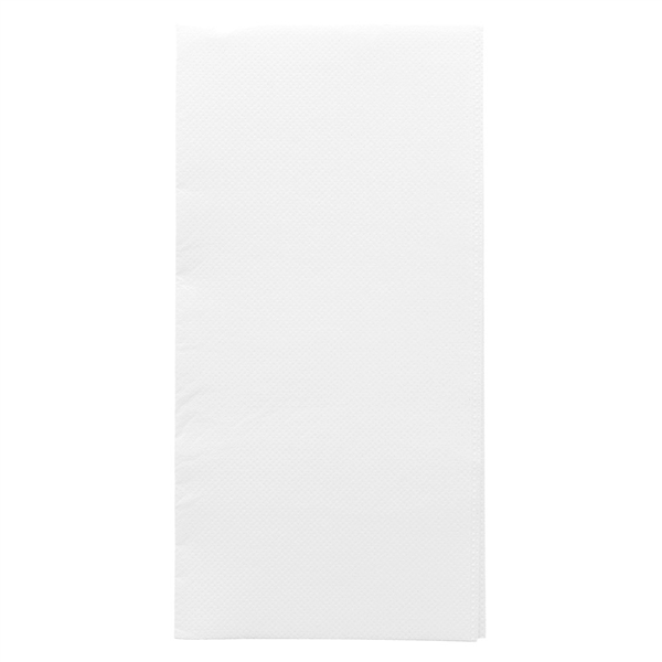 SERVIETTES ECOLABEL P. 1/8 "DOUBLE POINT" 18 G/M2 40x40 CM BLANC OUATE (1200 UNITÉ) - Garcia de Pou