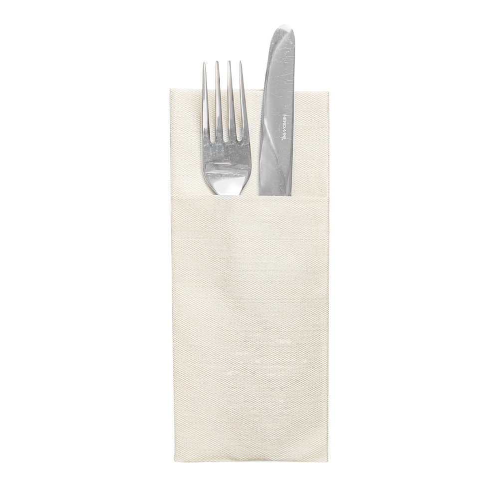 Pochette Serviette CELTISS® 40x40 Blanc Personnalisé  
