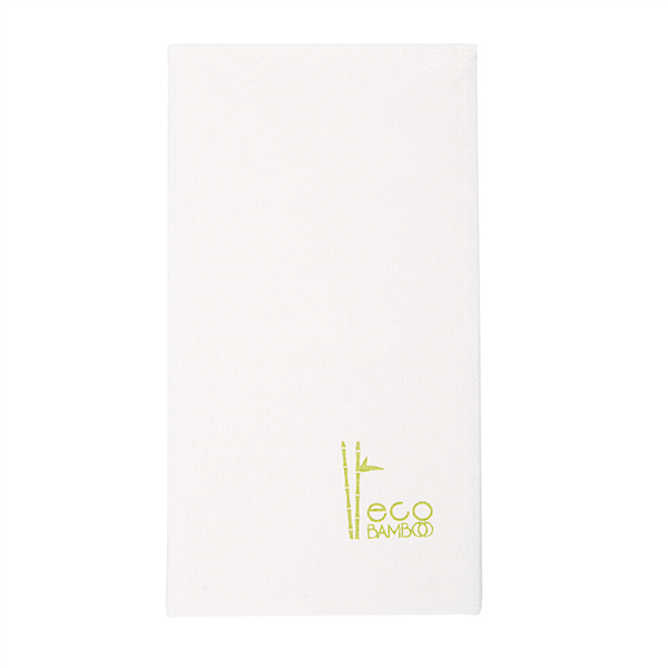 SERVIETTES P.1/8 "ECO-BAMBOO" 70 G/M2 40x40 CM BLANC BAMBOU (600 UNITÉ) - Garcia de Pou