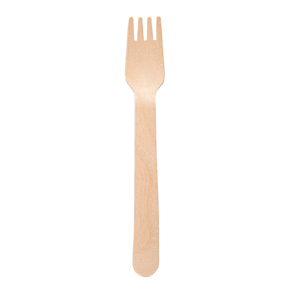 FOURCHETTES  14 CM NATUREL BOIS (100 UNITÉ) - Garcia de Pou