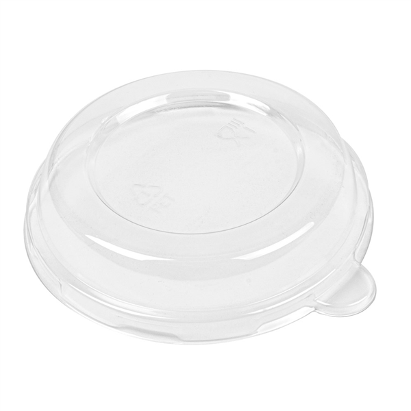 COUVERCLES HAUTS POUR RÉFÉRENCE 233.03/04 "BIONIC"  Ø12,4x2,5 CM TRANSPARENT PET- destockage