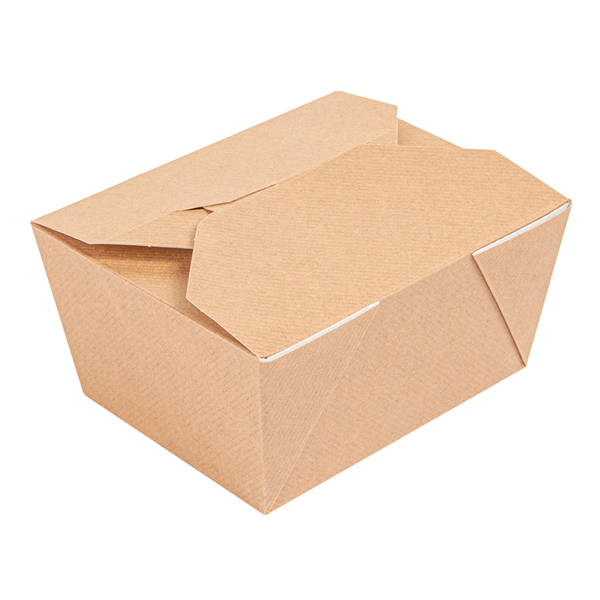 BOÎTES AMÉRICAINES MICRO-ONDABLES "THEPACK" 780 ML 220 + 12PP G/M2 11,3x9x6,3 CM NATUREL CARTON ONDULÉ NANO-MICRO (500 UNITÉ) 
