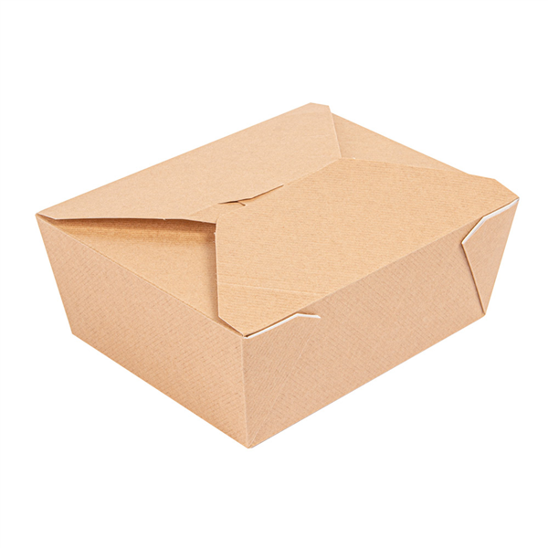 BOÎTES AMÉRICAINES MICRO-ONDABLES "THEPACK" 1350 ML 220 + 12PP G/M2 15,2x12,1x6,5 CM NATUREL CARTON ONDULÉ NANO-MICRO (300 UNITÉ) - Garcia de Pou