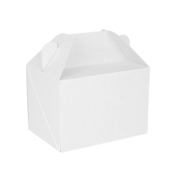 BOÎTES TRANSPORT DE REPAS "THEPACK" 230 G/M2 18x12x9 CM BLANC CARTON ONDULÉ NANO-MICRO (100 UNITÉ) - Garcia de Pou