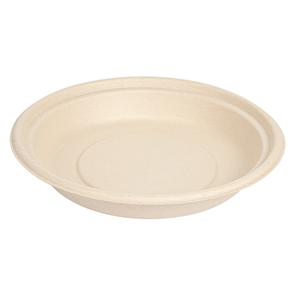 BOLS "BIONIC" 700 ML Ø 20,8x3,4 CM NATUREL BAGASSE (400 UNITÉ) - Garcia de Pou