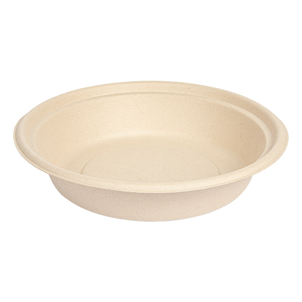 BOLS "BIONIC" 900 ML Ø 20,8x4,4 CM NATUREL BAGASSE (400 UNITÉ) - Garcia de Pou