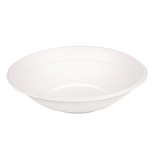 BOLS "BIONIC" 700 ML Ø 19,6x4,8 CM BLANC BAGASSE (400 UNITÉ) - Garcia de Pou