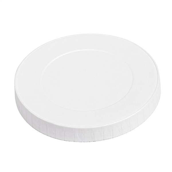 COUVERCLES POUR GOBELETS  280 G/M2 + PE Ø 8 CM BLANC CARTON (1000 UNITÉ) - Garcia de Pou