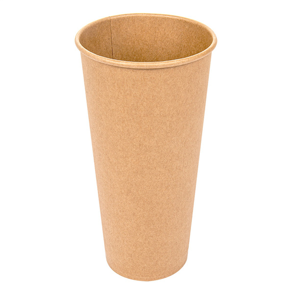 GOBELETS 22 OZ - 660 ML 250 + 18 PE G/M2 Ø9/6x17 CM MARRON CARTON (1000 UNITÉ) - Garcia de Pou