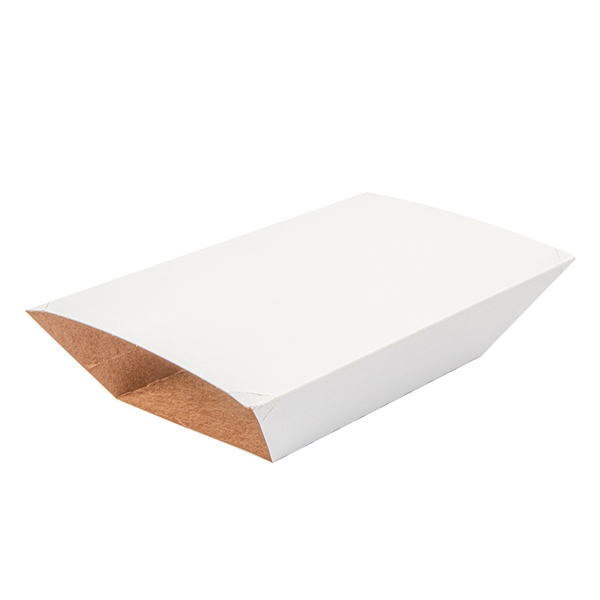 HOUSSES POUR BARQUETTES "THEPACK" 1440 G 250 G/M2 13,9x9x6,7 CM BLANC CARTON ONDULÉ NANO-MICRO (600 UNITÉ) - Garcia de Pou