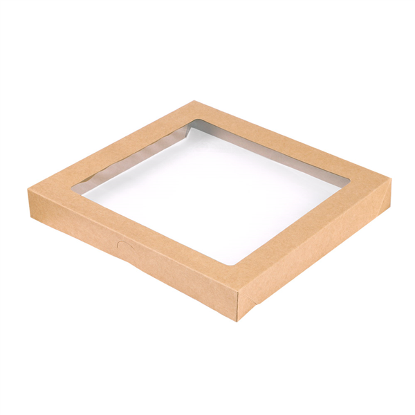 COUVERCLES POUR BOÎTES 253.14  300 G/M2 + PET 22,9x22,8x3 CM NATUREL KRAFT (100 UNITÉ) - Garcia de Pou