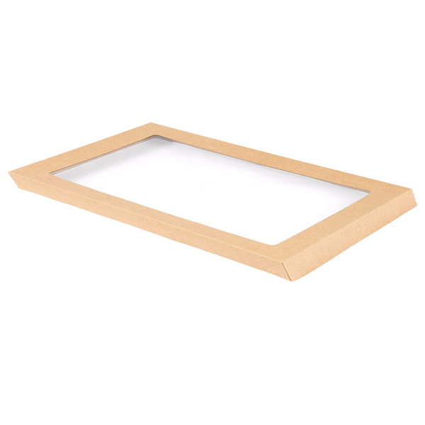 COUVERCLES POUR BOÎTES 253.16  300 G/M2 + PET 56,4x25,5x3 CM NATUREL KRAFT (50 UNITÉ) - Garcia de Pou