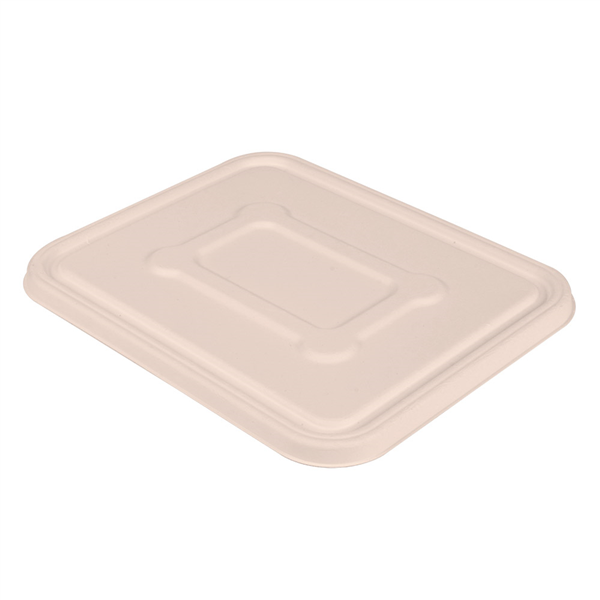 COUVERCLES POUR RÉFÉRENCE 253.83 "BIONIC"  23,9x19,2 CM NATUREL BAGASSE (400 UNITÉ) - Garcia de Pou