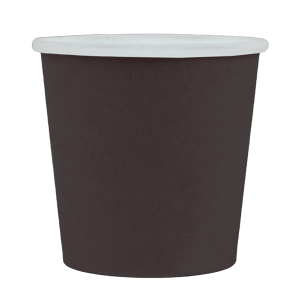 PETITS POTS 90 ML (3 oz) 210 + 18 PE G/M2 Ø6,15/4,55x5,8 CM NOIR CARTON (1000 UNITÉ) - Garcia de Pou