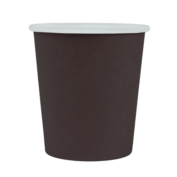 PETITS POTS 120 ML (4 oz) 210 + 18 PE G/M2 Ø6,15/4,5x6,5 CM NOIR CARTON (1000 UNITÉ) - Garcia de Pou