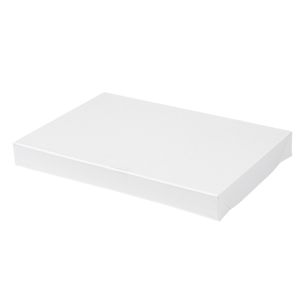 COUVERCLES SANS FENÊTRE POUR BOÎTES 254.71 "THEPACK" 250 G/M2 22x15x2 CM BLANC CARTON ONDULÉ NANO-MICRO (50 UNITÉ) - Garcia de Pou