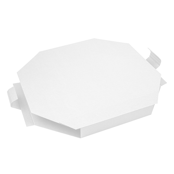 BOÎTE POUR PAELLAS  375 G/M2 50,5x50,5x5 CM BLANC CARTON (100 UNITÉ) - Garcia de Pou