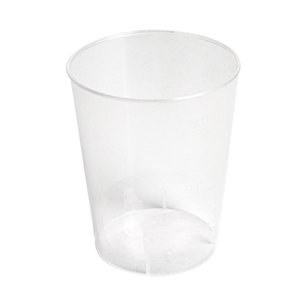 VERRES RÉUTILISABLES 20/40 ML Ø 4,1/3,2x5,1 CM TRANSPARENT PP (2000 UNITÉ) - Garcia de Pou