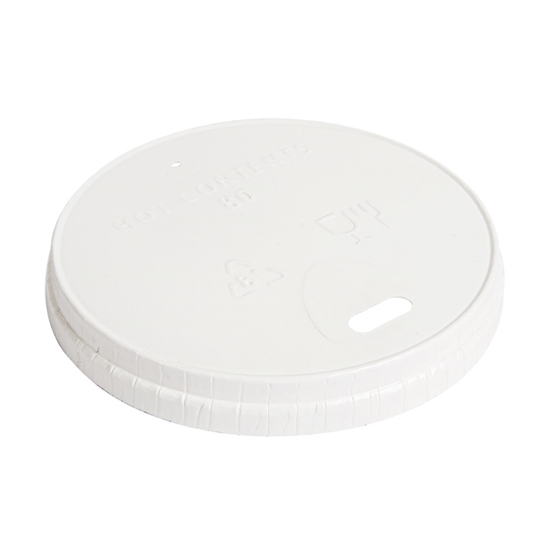 COUVERCLES POUR GOBELETS  320 G/M2 Ø 8 CM BLANC CARTON (1000 UNITÉ) - Garcia de Pou