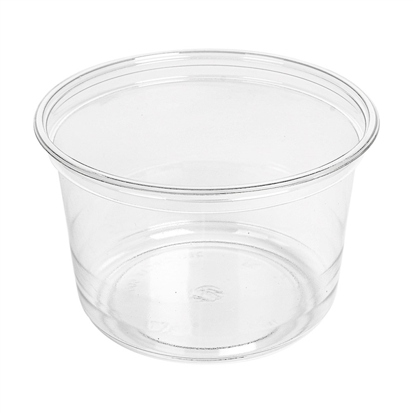 POTS TRAITEUR 550 ML Ø11,7x7,6 CM TRANSPARENT RPET (576 UNITÉ) - Garcia de Pou