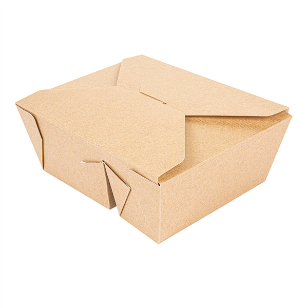 BOÎTES AMÉRICAINES 2 COMPART. "THEPACK" 900+450ML 220 + 12PP G/M2 15,2x12,1x6,5CM NATUREL CARTON ONDULÉ NANO-MICRO (300 UNITÉ) - Garcia de Pou