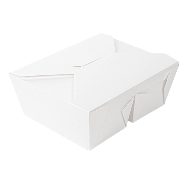 BOÎTES AMÉRICAINES 2 COMPART. "THEPACK" 675 + 675 ML 230 + 12PP G/M2 15,2x12,1x6,5 CM BLANC CARTON ONDULÉ NANO-MICRO (300 UNITÉ) - Garcia de Pou