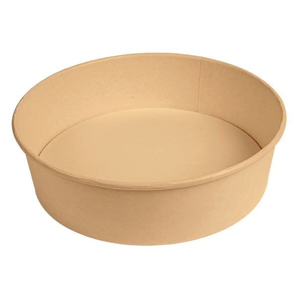 POTS SALADIERS 950 ML 300 + 18 PE G/M2 Ø 18,7/16,5x5,4 CM NATUREL KRAFT (300 UNITÉ) - Garcia de Pou