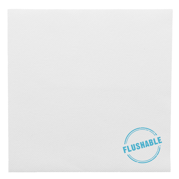 SERVIETTES FLUSHABLES P. 1/4  50 G/M2 40x40 CM BLANC AIRLAID (700 UNITÉ) - Garcia de Pou