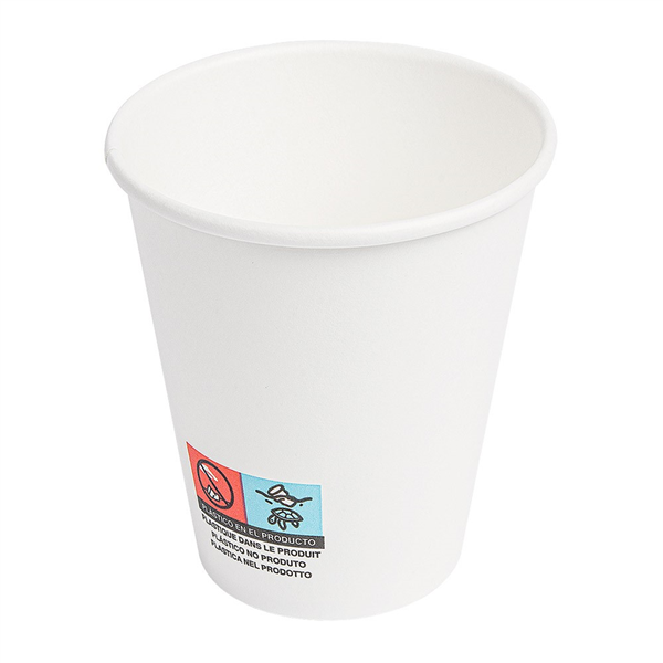 GOBELETS VENDING BOISSONS CHAUDES 1 PAROI 150 ML 210 + 18 PE G/M2 Ø7,1/4,6x7,9 CM BLANC CARTON (1000 UNITÉ)