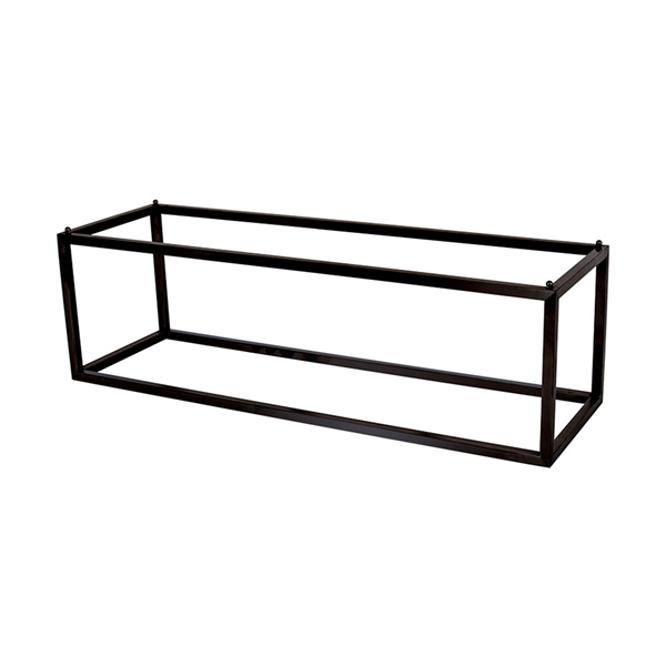 PRÉSENTOIR BUFFET POUR PLATEAUX 263.51/263.55 "ASAMI WARE"  53x16,2x16 CM NOIR METAL (1 UNITÉ)