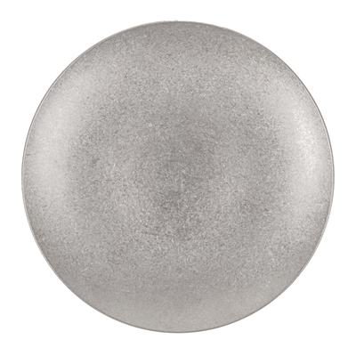 ASSIETTES PLATES "ARTINOX"  Ø13 CM ARGENTE INOX (10 UNITÉ)