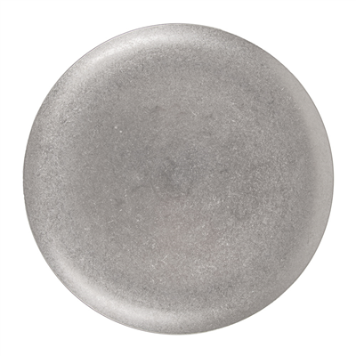 ASSIETTES PLATES "ARTINOX"  Ø21 CM ARGENTE INOX (10 UNITÉ)