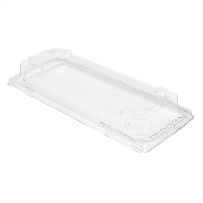 COUVERCLES POUR RÉF. 267.96  22,4x9,5x3,5 CM TRANSPARENT RPET (164 UNITÉ)