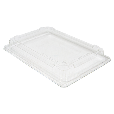 COUVERCLES POUR RÉF. 267.98  23,3x15,8x3 CM TRANSPARENT RPET (70 UNITÉ)