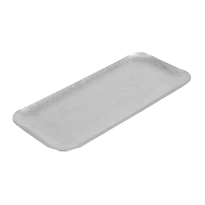 PLATEAUX RECTANGULAIRES "ARTINOX"  22x9,5x0,8 CM ARGENTE INOX (10 UNITÉ)