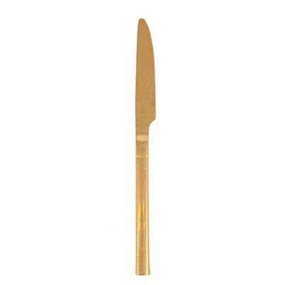COUTEAUX "ARTINOX"  22 CM DORE INOX (12 UNITÉ)