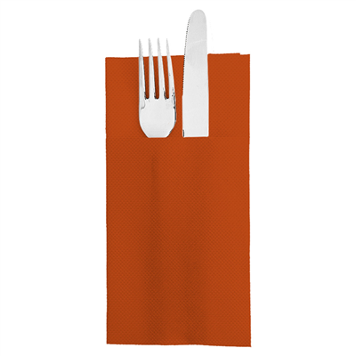 SERVIETTES KANGOUROU "ECOLABEL - DOUBLE POINT" 18 G/M2 39x40 CM ROUSSILLON OUATE (1400 UNITÉ)