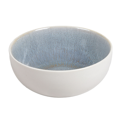 BOLS "FALL" "AKALA" 660 ML Ø15,3x6,5 CM PERLE PORCELAINE (6 UNITÉ)
