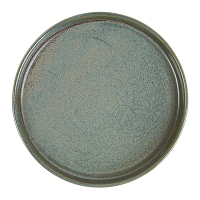 ASSIETTES PLATES "RUSTY" "AKALA"  Ø 15x2 CM OXYDE PORCELAINE (6 UNITÉ)