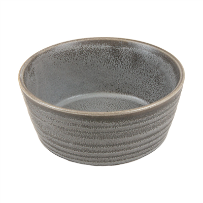 BOLS "URBAN" "AKALA" 500 ML Ø14,3x6 CM CIMENT PORCELAINE (6 UNITÉ)
