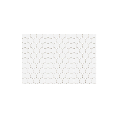 MINI PAPIER INGRAISSABLES CIRÉ 2 FACES PFAS FREE  10+60+10 G/M2 30x20 CM BLANC CELLULOSE + CIRE VÉGÉTALE (500 UNITÉ)