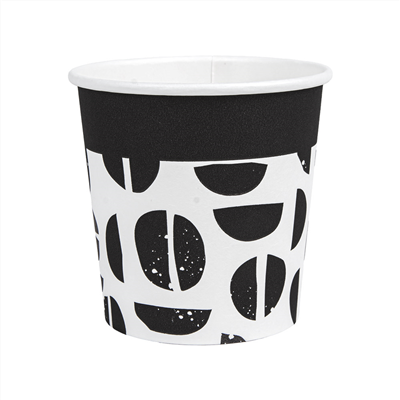 GOBELETS BOISSONS CHAUDES 1 PAROI "JAVA" 120 ML 230 + 18 PE G/M2 Ø6,2/4,5x6 CM BLANC CARTON (1000 UNITÉ)