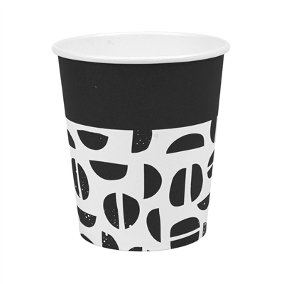 GOBELETS BOISSONS CHAUDES 1 PAROI "JAVA" 180 ML 260 + 18 PE G/M2 Ø7,2/5,3x7,8 CM BLANC CARTON (1000 UNITÉ)