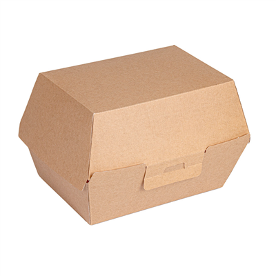BOÎTES "LUNCH BOX" "THEPACK" 275 G/M2 22x13,5x9 CM NATUREL CARTON ONDULÉ NANO-MICRO (300 UNITÉ)